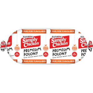 RAINBOW Simply Chicken Peri-Peri Premium Polony 1kg