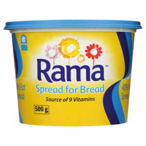 Rama 40% Fat Spread For Bread Tub 500g