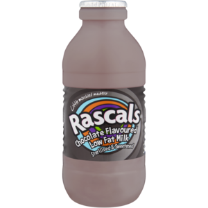 Rascals Chocolate Flavoured Low Fat Milk 350ml
