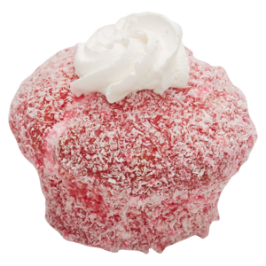 Raspberry Lamington Single