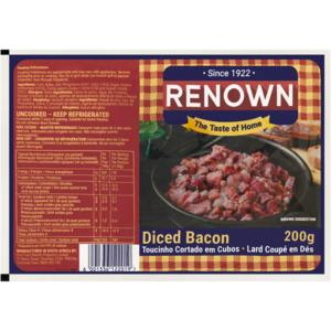 Renown Diced Bacon 200g