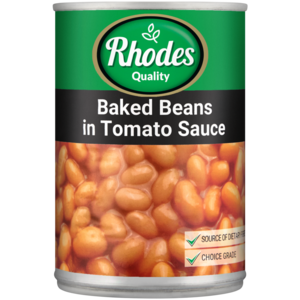 Rhodes Quality Baked Beans in Tomato Sauce 410g
