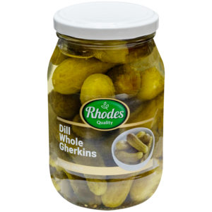 Rhodes Quality Dill Whole Gerkins 385g