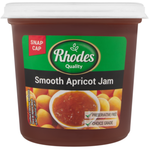 Rhodes Quality Smooth Apricot Jam 600g