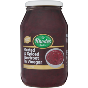 Rhodes Quality Grated & Spiced Beetroot in Vinegar 780g