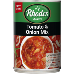 Rhodes Quality Tomato & Onion Mix 410g