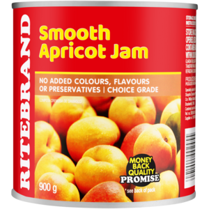 Ritebrand Smooth Apricot Jam 900g
