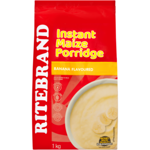 Ritebrand Banana Flavoured Instant Maize Porridge 1kg