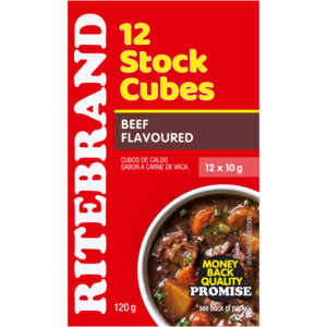 Ritebrand Beef Flavoured Stock Cubes 12 x 10g