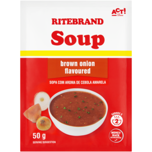 Ritebrand Brown Onion Flavoured Soup 50g