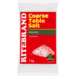 Ritebrand Iodated Coarse Table Salt 1kg
