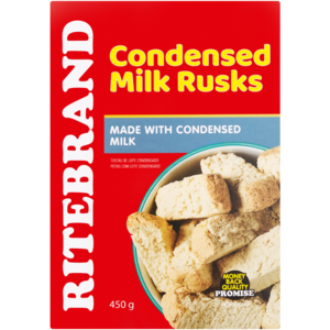 Ritebrand Condensed Milk Rusks 450g