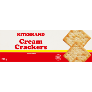 Ritebrand Cream Crackers 200g