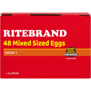 Ritebrand Mixed Size Eggs 48 Pack