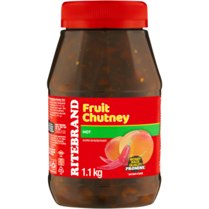 Ritebrand Hot Fruit Chutney 1.1kg