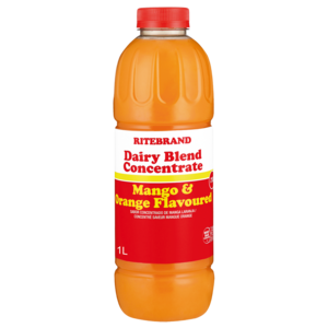 Ritebrand Mango & Orange Flavoured Dairy Blend Concentrate 1L