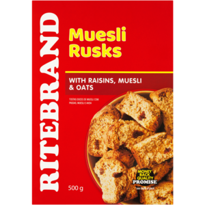 Ritebrand Muesli Rusks 500g