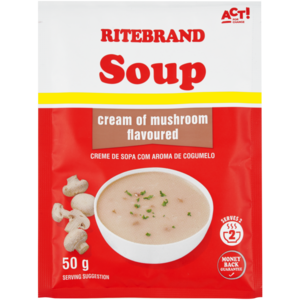 Ritebrand Cream of Mushroom Flavoured Soup 50g