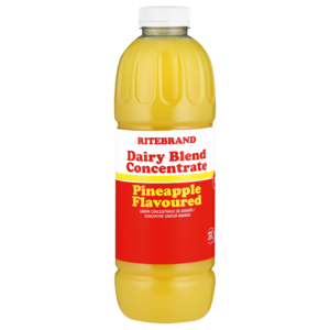 Ritebrand Pineapple Flavoured Dairy Blend Concentrate 1L