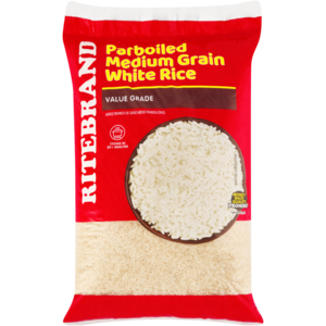 Ritebrand Parboiled Medium Grain White Rice 5kg