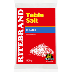 Ritebrand Iodated Table Salt 500g