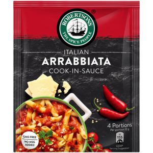 Robertsons Italian Arrabbiata Cook-In-Sauce 48g