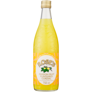 Rose's Passion Fruit Flavoured Cordial 750ml