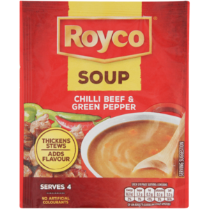 Royco Chilli Beef & Green Pepper Soup Packet 50g