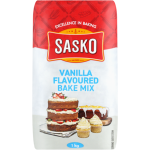 SASKO Vanilla Flavoured Bake Mix 1kg
