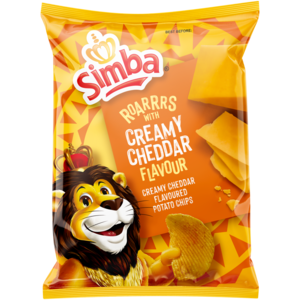 Simba Creamy Cheddar Flavoured Potato Chips Bag 36g