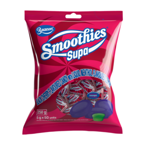 Smoothies Supa Black Cherry Flavoured Sweets 50 Pack