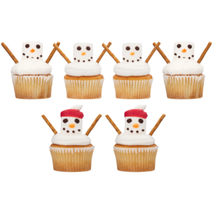 Occasional Snowman Cupcake (Assorted Product - Single Item)