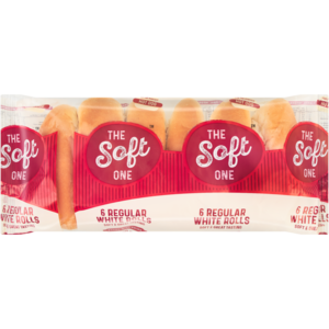 The Soft One White Hotdog Rolls 6 Pack