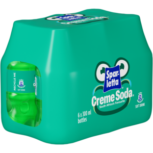 Sparletta Creme Soda Soft Drink 6 x 300ml