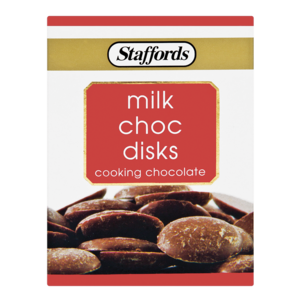Staffords Milk Chocolate Disks 150g