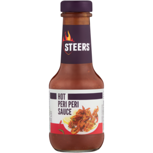 Steers Hot Peri Peri Sauce 375ml