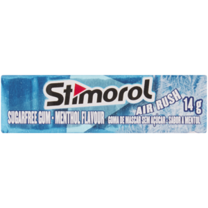 Stimorol Air Rush Menthol Flavour Sugarfree Gum 10 Pack