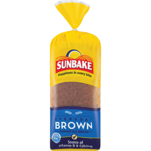 Sunbake Everyday Brown Farmstyle Bread 700g