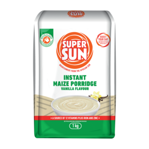 Super Sun Vanilla Flavoured Instant Maize Porridge 1kg