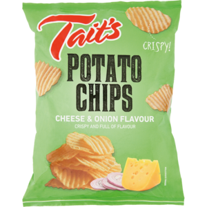 Tait's Cheese & Onion Chips 125g