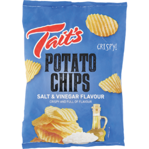 Tait's Salt & Vinegar Chips 125g