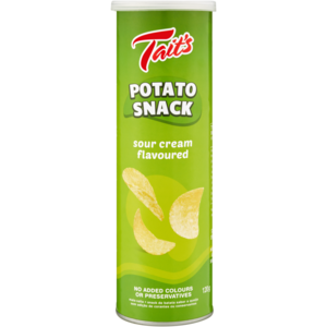 Tait's Sour Cream Flavoured Potato Snack 120g