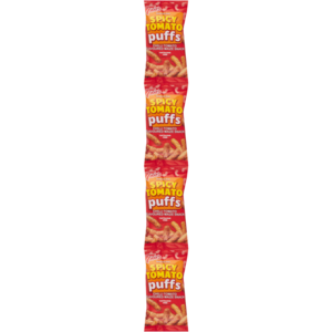 Tait's Spicy Tomato Maize Snack Puffs 4 x 14g