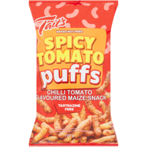 Tait's Spicy Tomato Puffs 100g