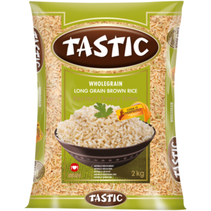 Tastic Wholegrain Long Grain Brown Rice 2kg