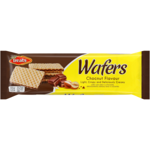 Tasty Treats Chocnut Flavour Wafers 100g