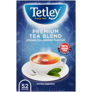 Tetley Premium Tea Blend Tea Bags 52 Pack