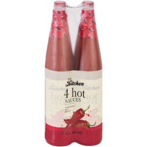 The Kitchen Hot Sauce 4 x 88ml