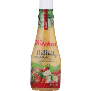 The Kitchen Italian Vinaigrette Salad Dressing 340ml