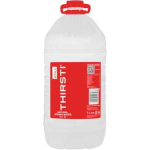 Thirsti Still Natural Spring Water 5L